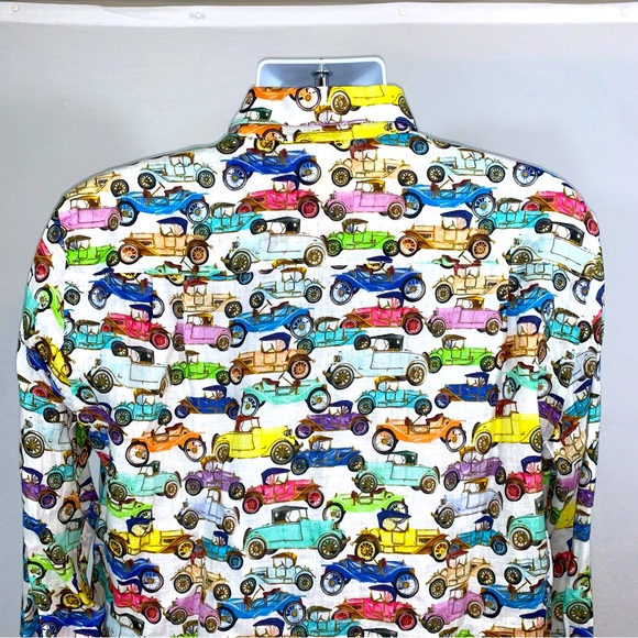 Michael’s Men’s 100% Linen Casual Button Down Long Sleeve Shirt. NWT. - Picture 8 of 16